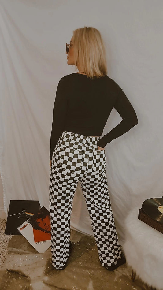 Check Mate Checkered Bottoms