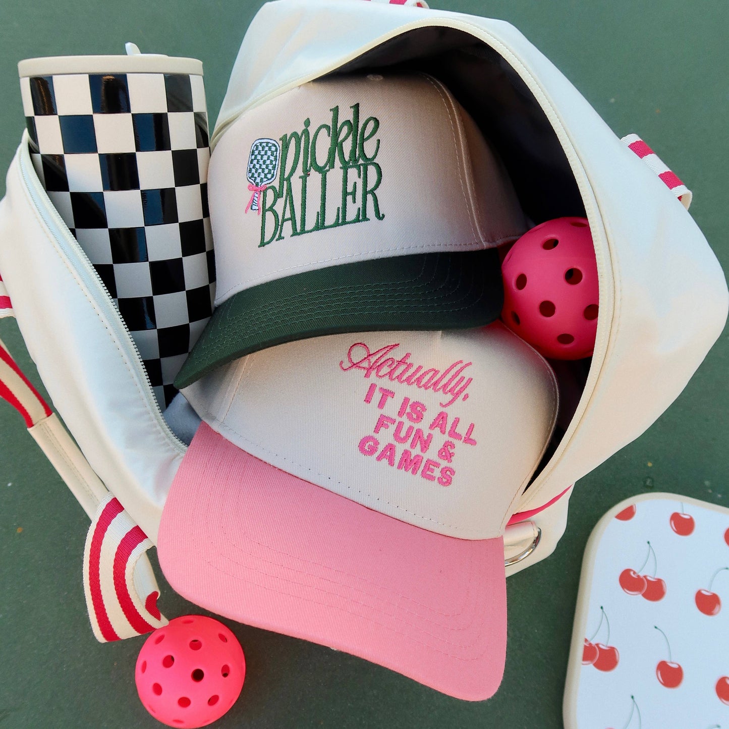 Ruby Moon - Pickleballer Embroidered Hat