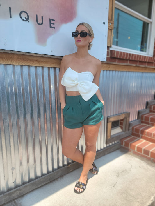 The Eva Pleated Shorts