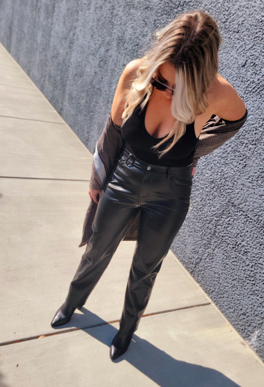 The Bennett Leather Pants