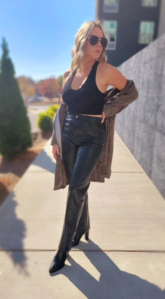 The Bennett Leather Pants
