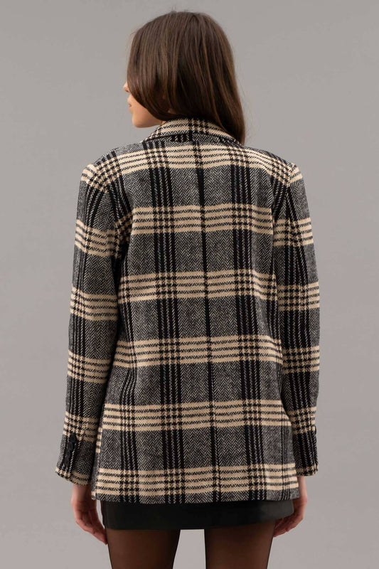 The Gerri Plaid Blazer