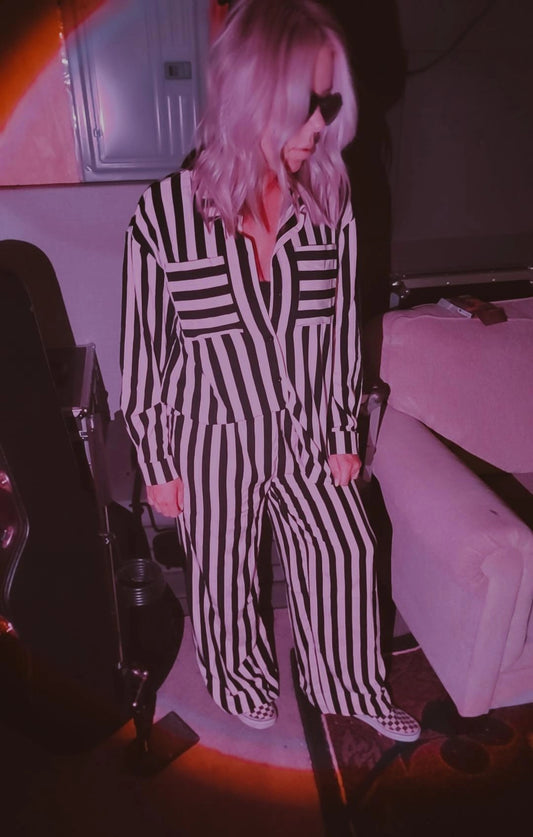 Grunge Girl Satin Set