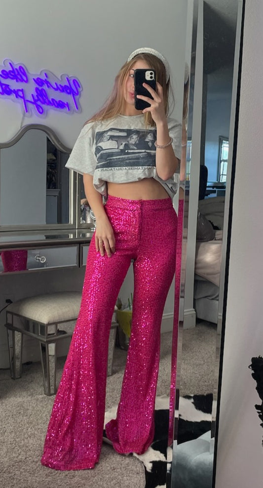 Holiday Glam Sequin Pants