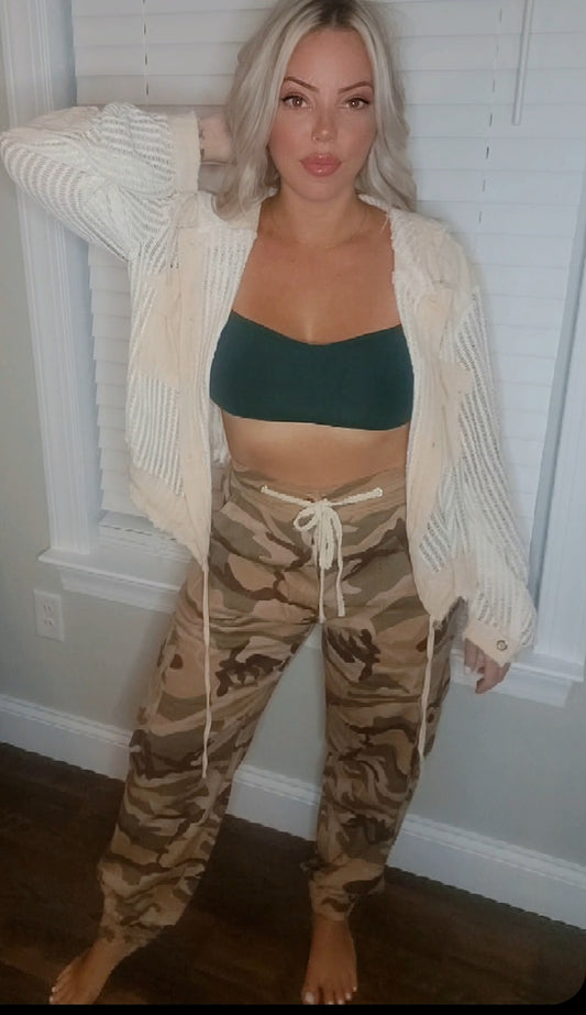 So Good Cargo Joggers - Camo